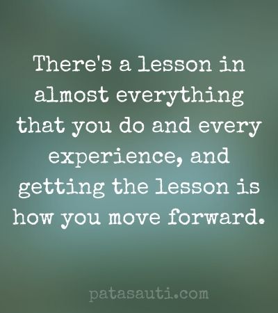 Lessons Quotes and Sayings