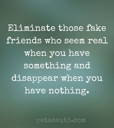 Quotes on fake people