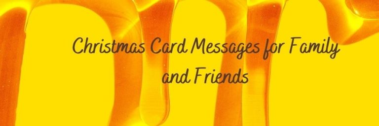 Christmas Card Messages for Family and Friends