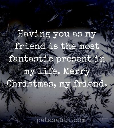 Merry Christmas Messages for Friend
