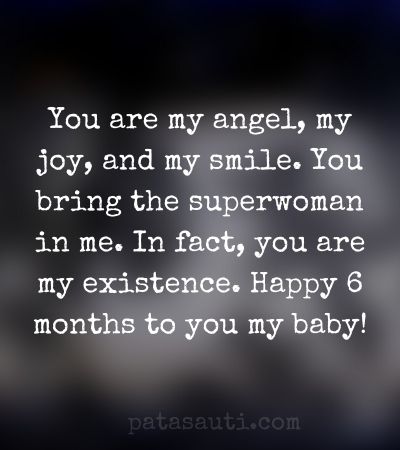 6 Month Birthday Wishes for Baby Girl