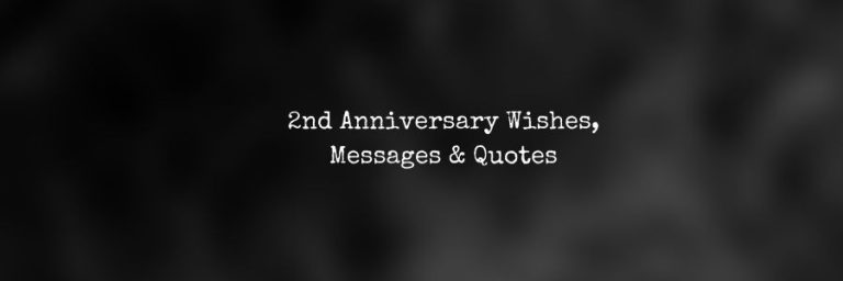 2nd Anniversary Wishes, Messages & Quotes