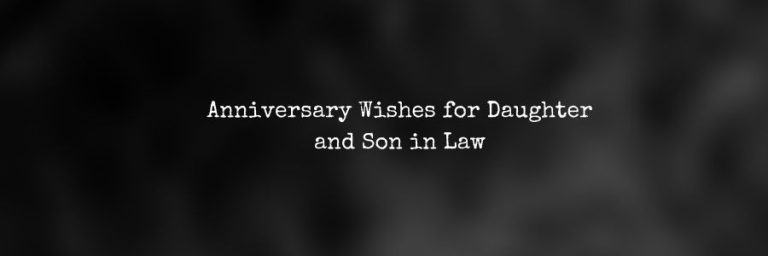 Anniversary Wishes for Daughter and Son in Law