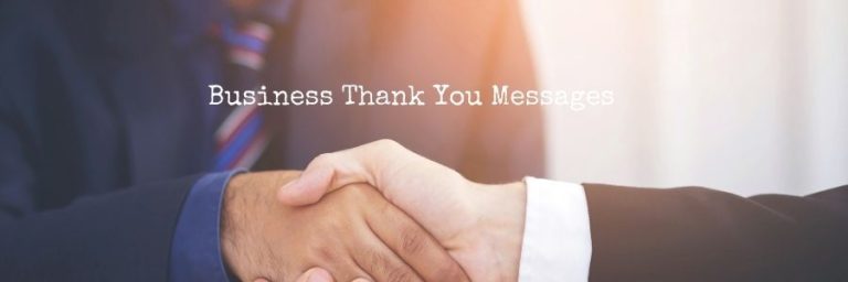 Business Thank You Messages for Customers & Clients