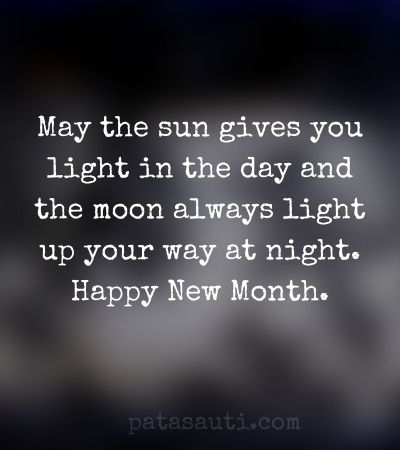 Happy New Month Messages