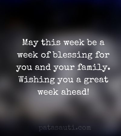 Happy New Week Wishes